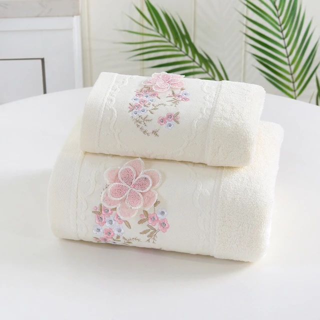 Luxury Bath Towel High Quality  White Cotton Bath Towels Set - Towel/towel  Set - Aliexpress