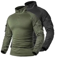 Outdoor Tactical Shirts Men's Shirts Softair Combat Tactical Clothing Hunting Clothes Uniform Camouflage Airsoft Camping Shirts 1