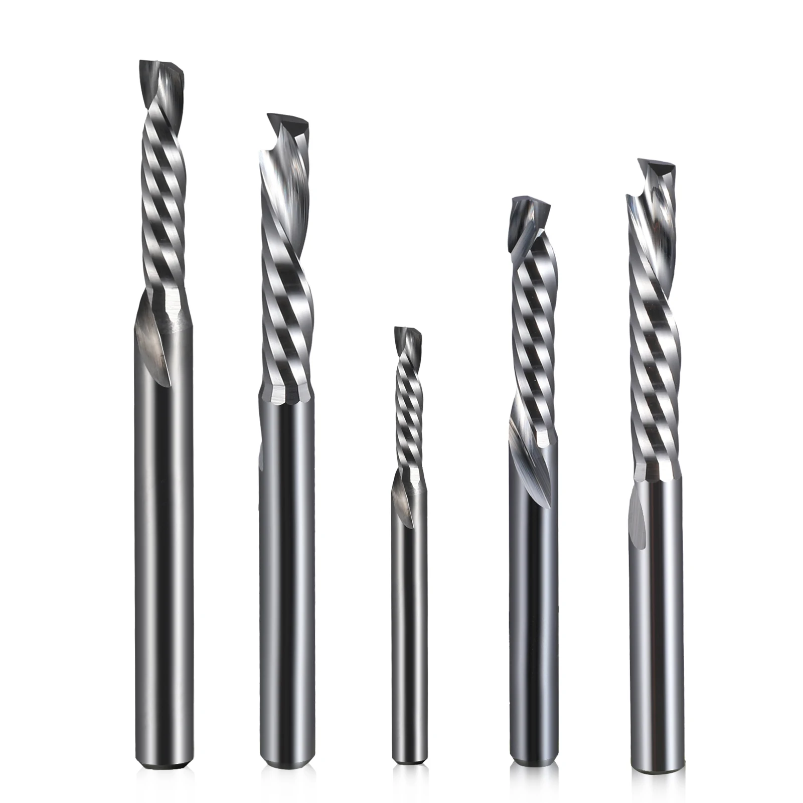 Premium Spiral Up & Down Cut Woodworking Router Bit - 1F Milling Cutter for Solid Wood & Density Board