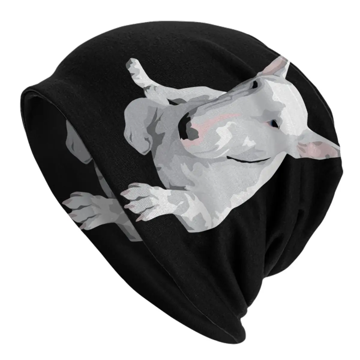 

English Bull Terrier Bonnet Hats Cool Knitting Hat For Men Women Autumn Winter Warm Skullies Beanies Caps
