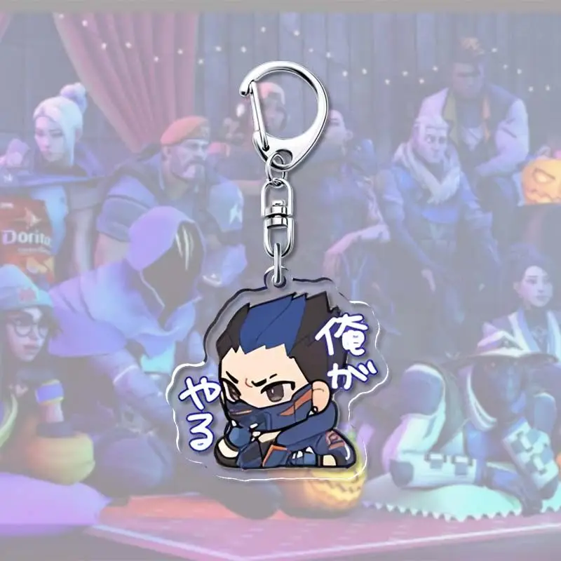 thumbnail image 1 of Juego de animación VALORANT, juguete periférico, colgante acrílico, llavero, accesorio decorativo, colección de figuras de anime, 1 of 5