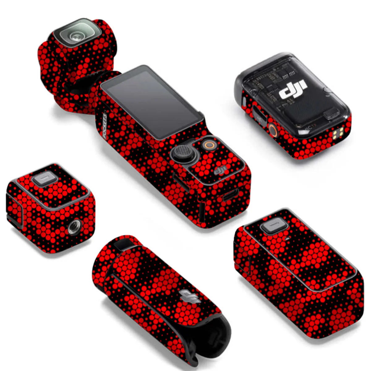 Sticker Decal Skin Creator Combo Wrap Anti-Scratch Camera Protector Coat For DJI Osmo Pocket 3 Accessories