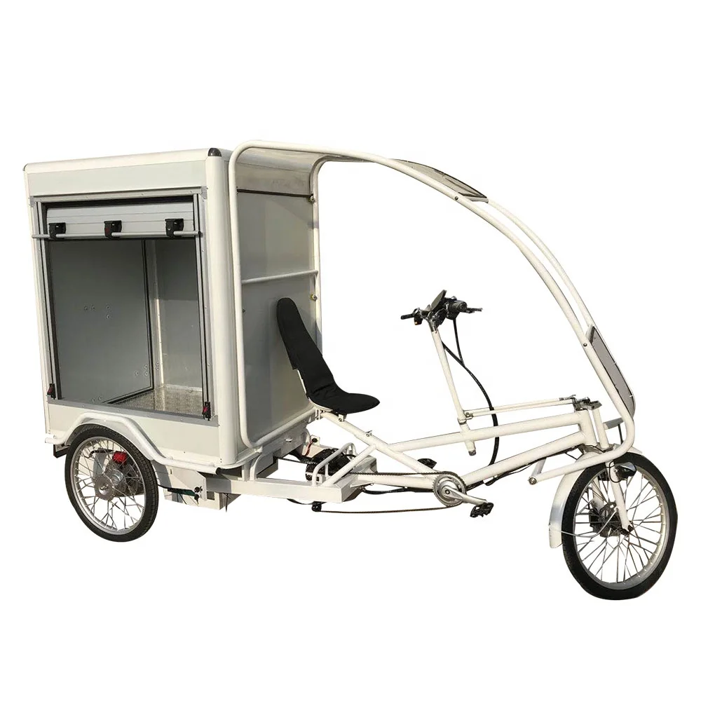 Freni A Disco Idraulici A 6 Velocità Grande Scatola Di Carico Urban Last Mile Delivery Trikes Triciclo Elettrico