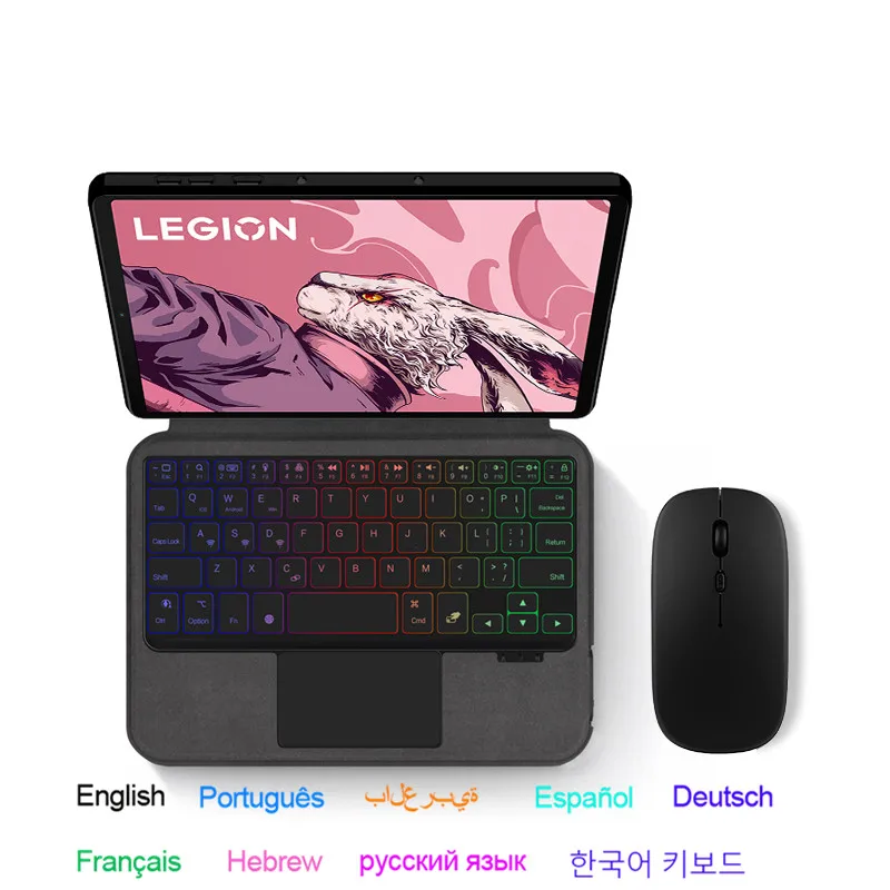 Huwei-teclado Mágico para Lenovo Legion Y700 8.8 Case Tb320f Tb320fc Smart Cover Backlit 2ª Geração 8.8