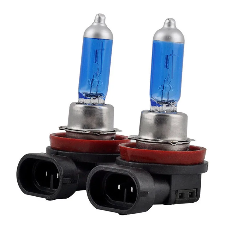 

2PCS H11 12V 55W Super Bright Ultra White Fog Halogen Bulb Car Head Light Lamps