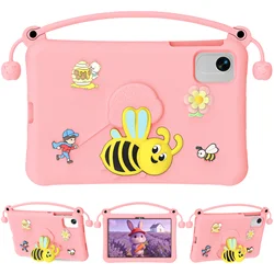Adorable EVA Shockproof Protective Kids Case with Handle for Tablets, Durable and Lightweight, 11.5 - inch (Pink)
