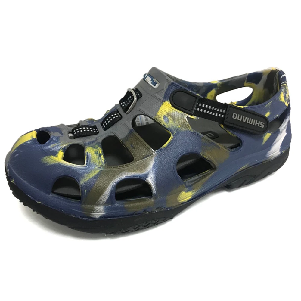 Fly Fishing Shoes Fish Sandals Upstream Shoe Wading Fishing Special Outdoor Boat Waterproof Non-slip Hole Shoes Sandals