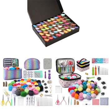 Colorful Needle Felting Starter Kit 1