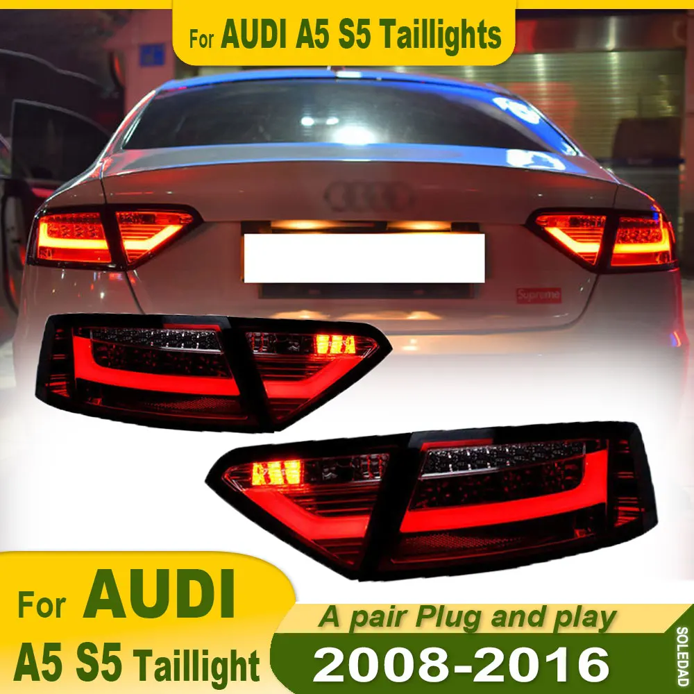 2PC Car Accessories For Audi A5 2008 -2016 upgrade S5 LED Trailer