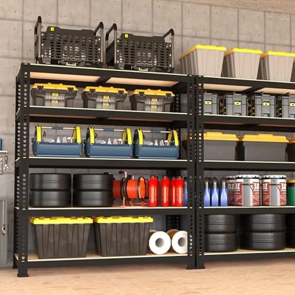 Adjustable Metal Garage Storage Shelves 5 Tier Heavy Duty Utility Shelving Unit 36" x 16" x 72" H Organize Garage Warehouse 2