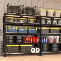 Adjustable Metal Garage Storage Shelves 5 Tier Heavy Duty Utility Shelving Unit 36" x 16" x 72" H Organize Garage Warehouse 2