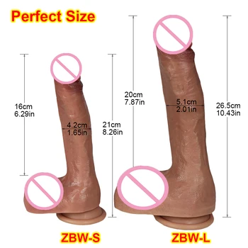 Soft Suction Cup Big Huge Realistic Dildo Penis G Spot Vagina Strap On Dildos Adult Sex Toys For Women Masturbator Anal Erotic 5