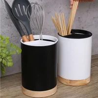 Utensil Holder Cutlery Drainer Kitchen Tableware Storage Bucket Plastic Spoon Chopstick Storage Rack Detachable Kitchen Tools 1