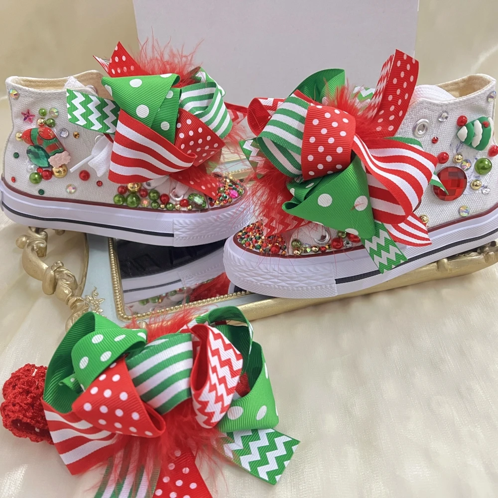 Dollbling Unique Christmas Gift Shoes X-max Tree Santa Claus - Main Image