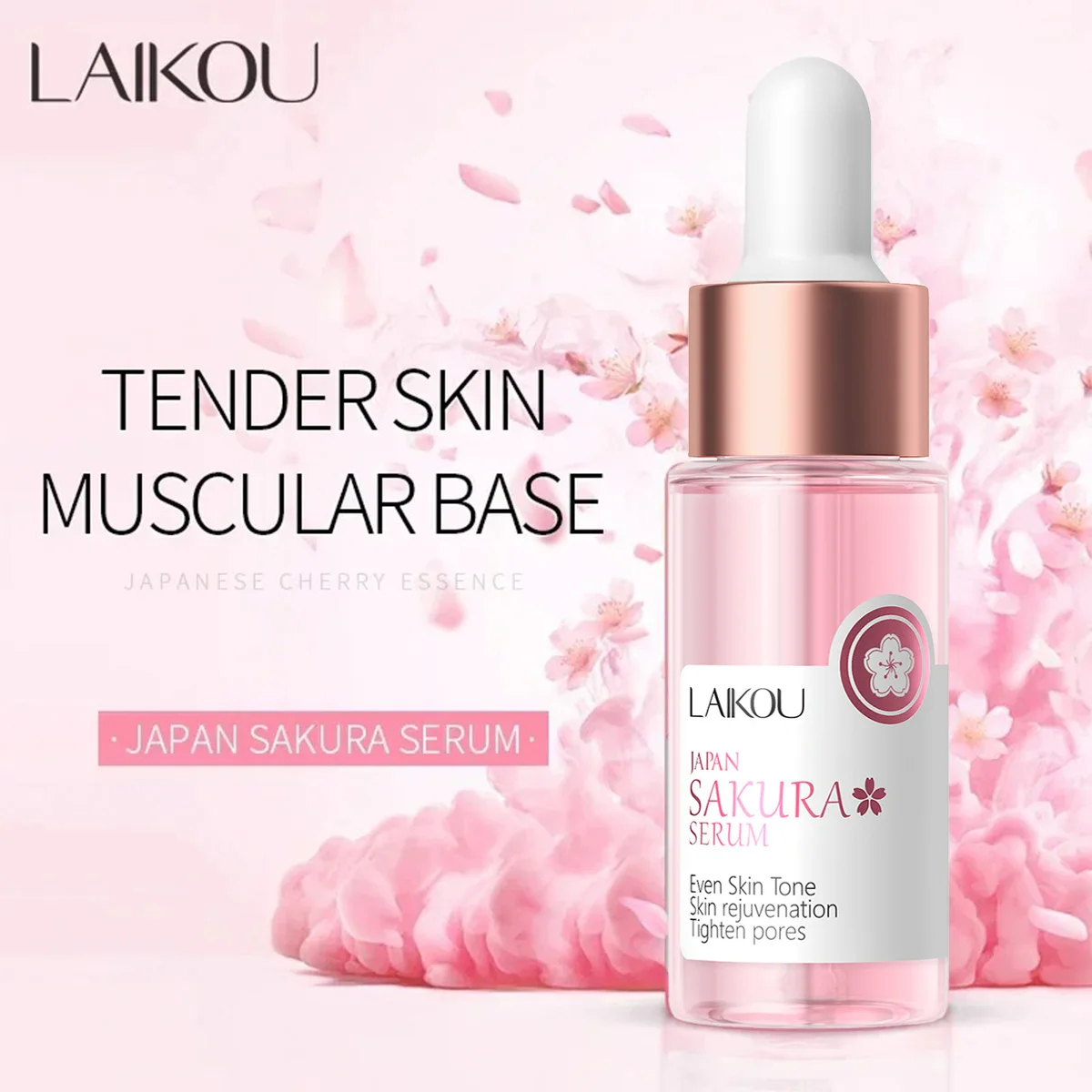 Cherry Blossom Cream Facial Essence With Cherry Blossom Extract Sakura Facial Essence For Facial Firming Moisturizer Hydrating 2
