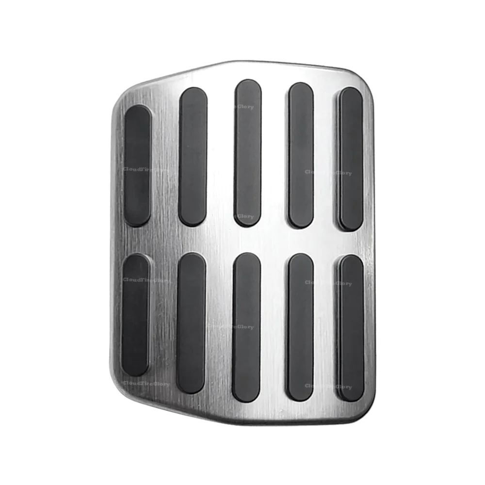 1K0723131 1K0-723-131 Aluminum Anti Slip Brake Pedal Cover Silver & Black For Golf 5 Golf 6 Skoda Yeti Plus CC Eos Beetle