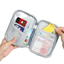 

Women Passport Bag Waterproof Men File Pouch Credit Card Storage Case Multi-Card Family Travel Essentials Accessories Supplies