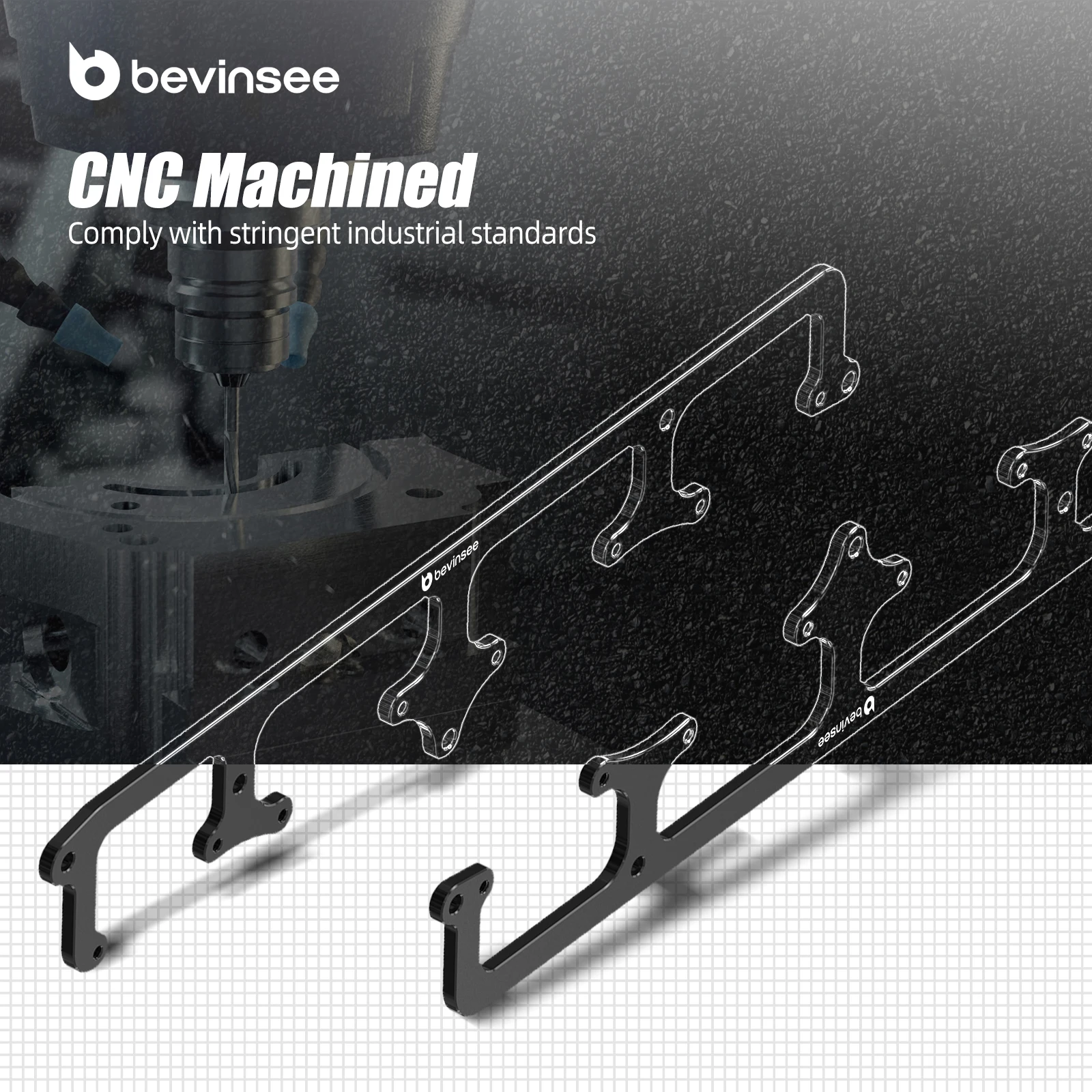 TEXVOKIE LS Ignition Coil Brackets - D585 Mount For Valve Cover - Perfect Fit For LS Engine Swaps (LS1, LS2, LS3, LS6, LM7, LQ4 & More)