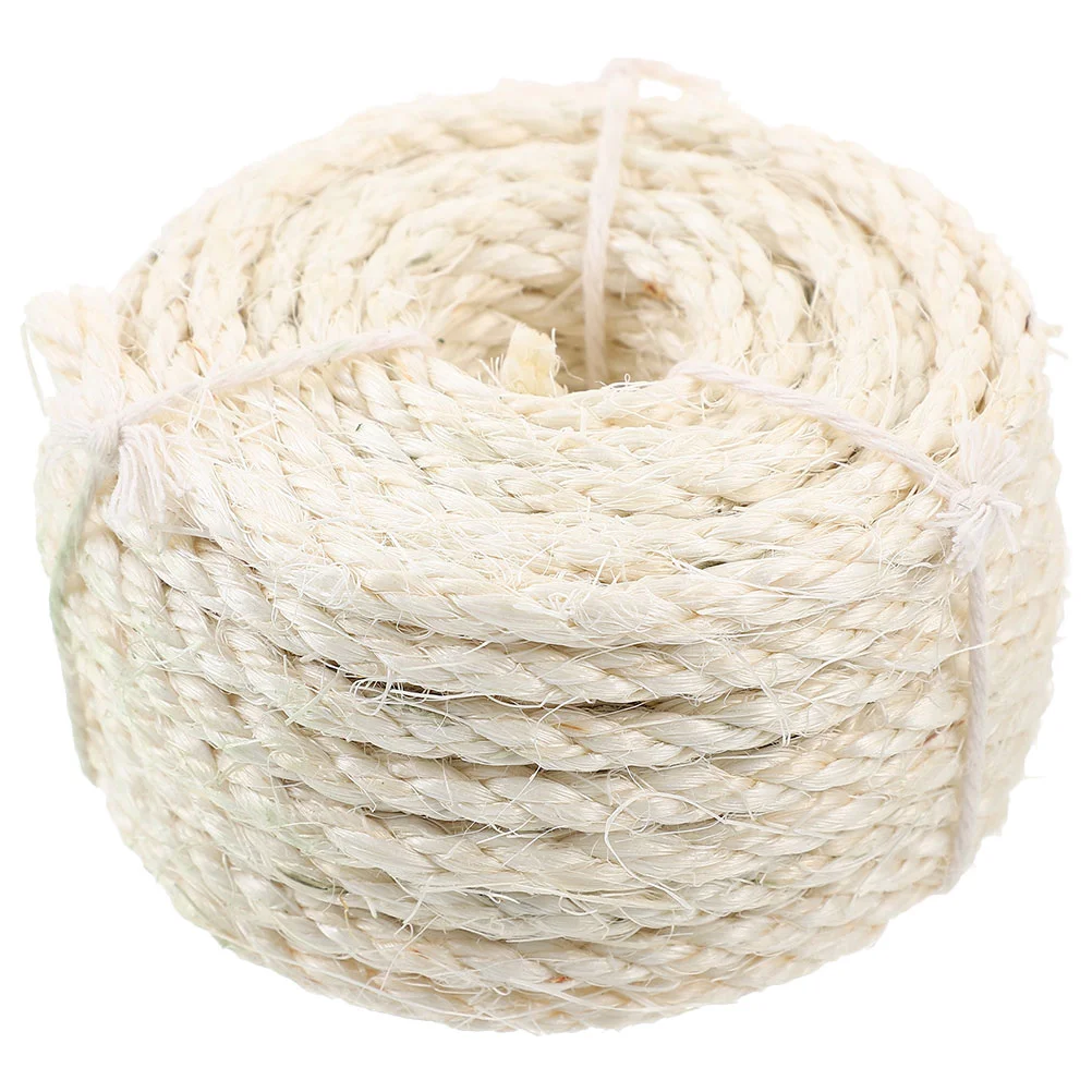 

1 Roll of Cuttable Cat Scratcher Rope Replaceable Cat Tree Sisal Rope