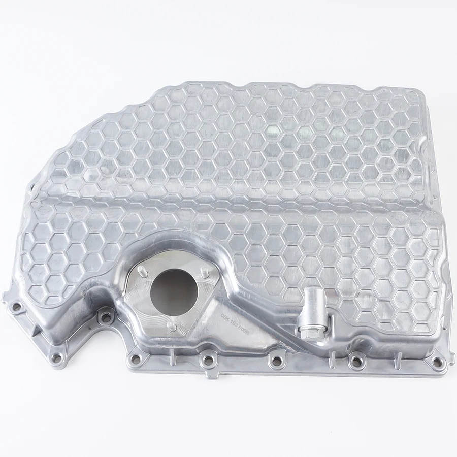 06K 103 600 R For A1 A3 Q2 TT Golf MK7 Tiguan Passat CC Skoda All Aluminum Alloy Improved Oil Tray Waste Oil Pan 06K103600R aluminum oil pan