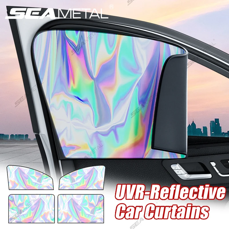 Magnetic Car Window Curtains UV Reflective Sun Shade