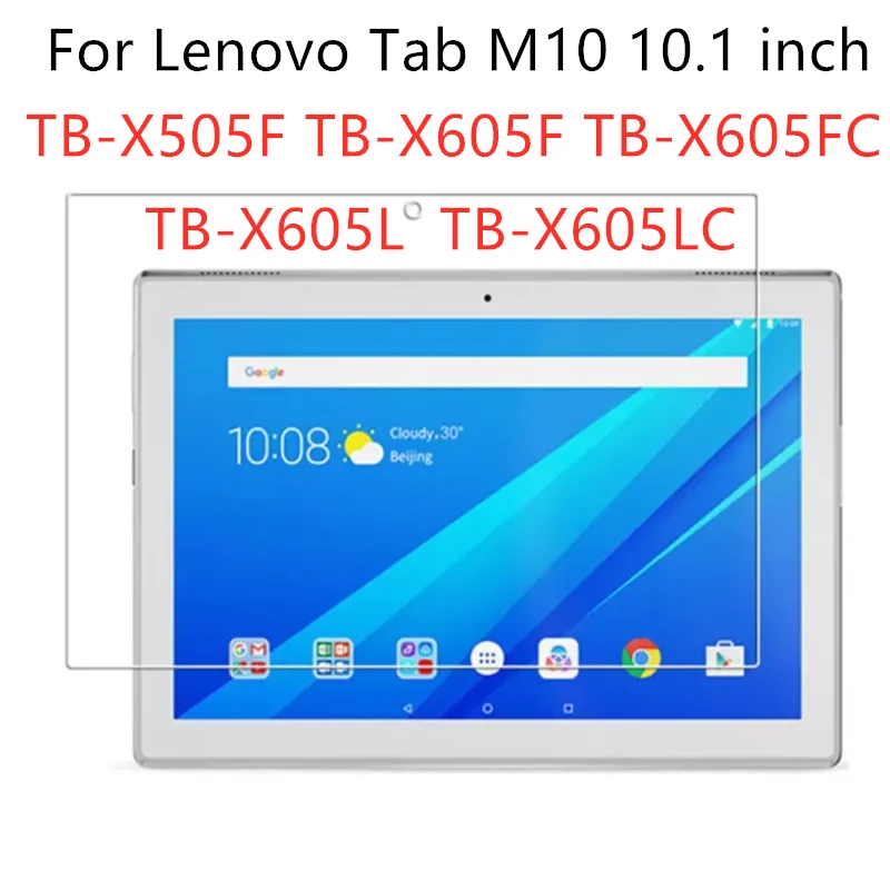 Фото Закаленное стекло 9H для планшета Lenovo Tab M10 с диагональю 10,1 дюйма №2