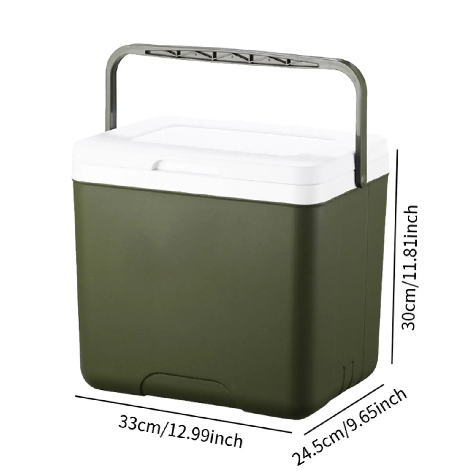 Insulated Cooler Box Hot/Cold Retention Cooler for Outdoor Camping BBQ