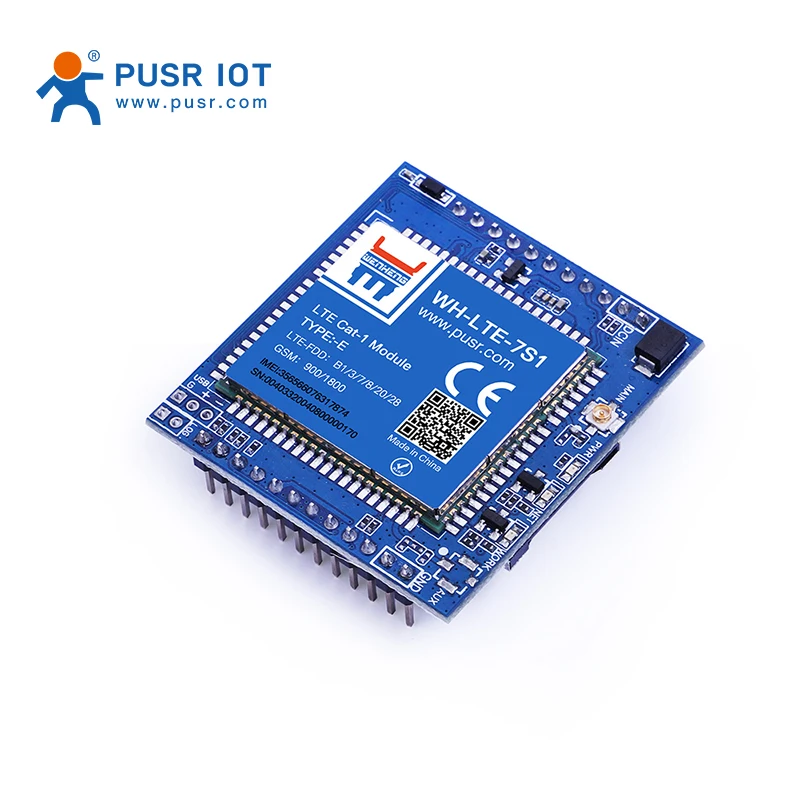 Módulo de Comunicação Pusr Lte Cat Suporta Lte e Gsm Tcp Udp Sms Http Protocolo Mqtt Wh-lte7s1-e Pcs - Imagem 3