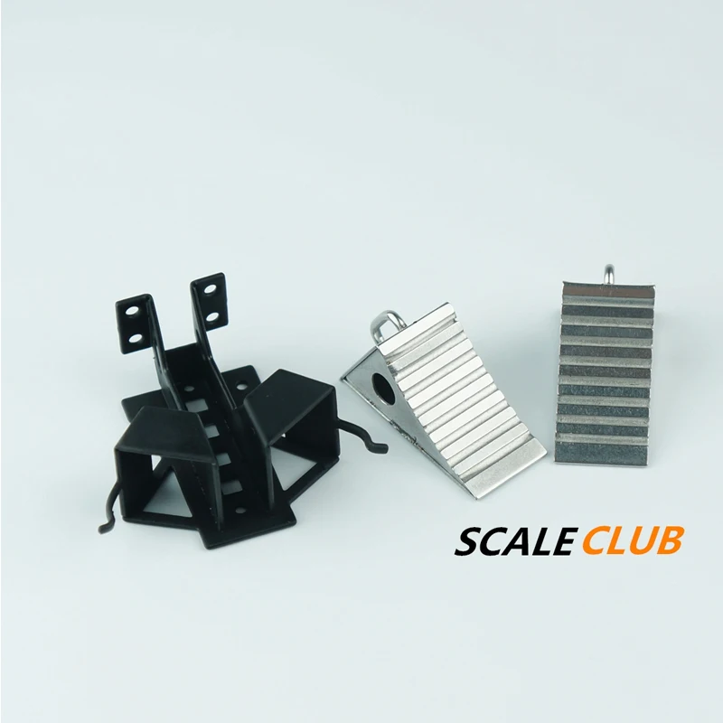 Scaleclub Tamiya 1:14/16 Universaltrailer Truck Dumper Truck Metallo Di Ricambio Pneumatico Rack Accessori Di Simulazione Antiscivolo