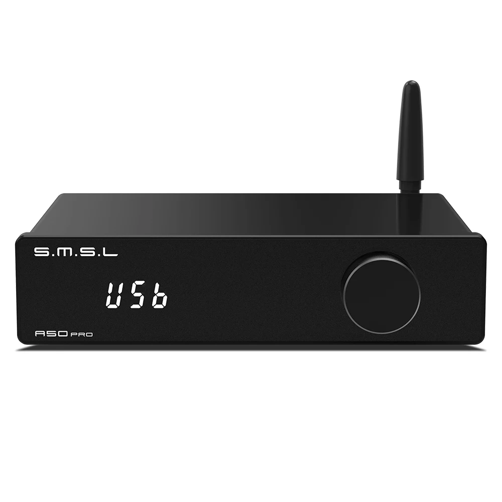 SMSL A50PRO 2.1 Channel Power Amplifier MA12070P*2 Bluetooth5.0 HDMI ARC With Remote Control For Passive Subwoofer & Speaker 6