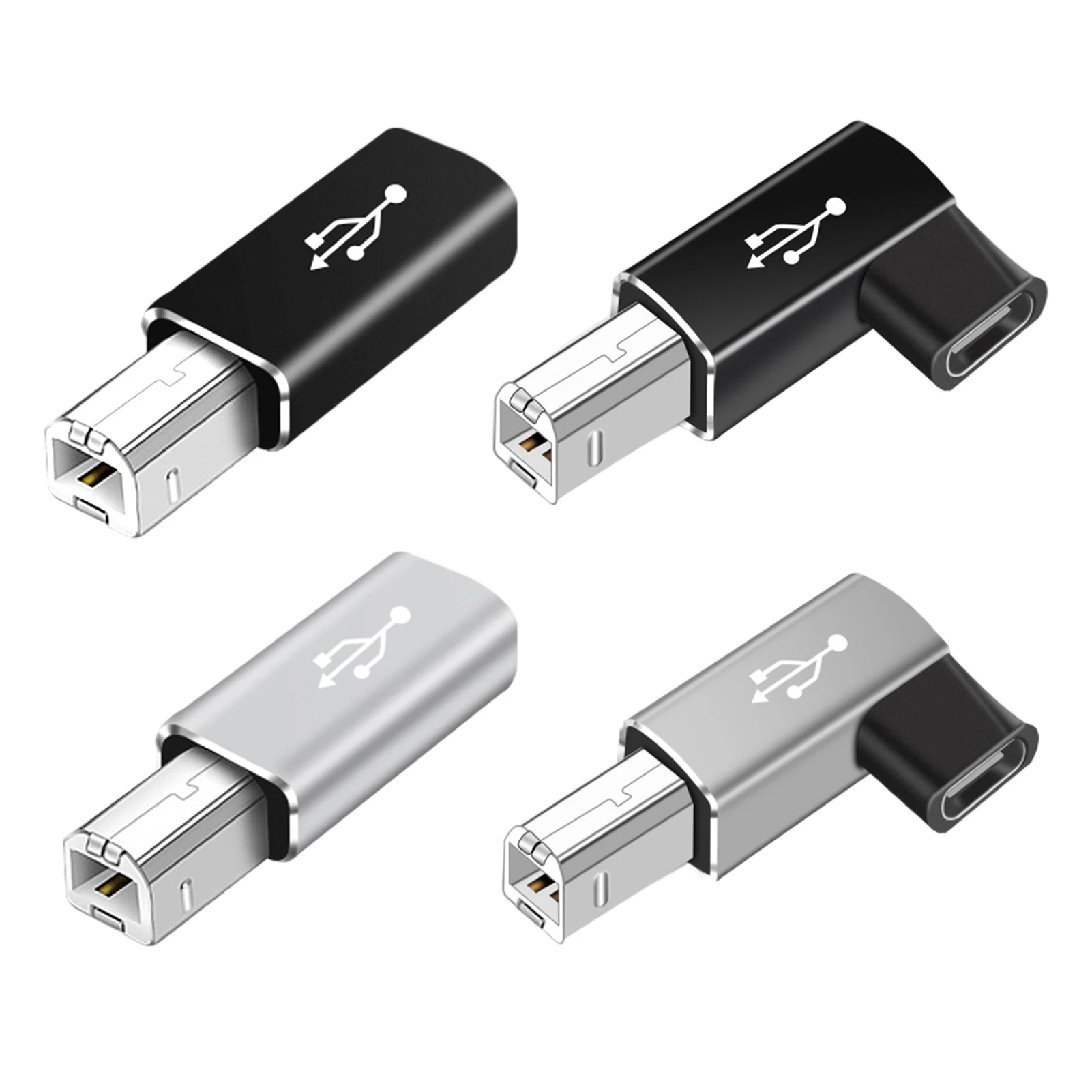 USB 유형 C 암 USB B 수 어댑터 USB 유형 C 암 USB B 수 어댑터 고속 스캐너 프린터 변환기 용 안정 ...