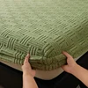 new plush mattress cover for bed,stretch soft material fitted sheet, keep warm,dust protector,machine washable 90X200,180X200 2