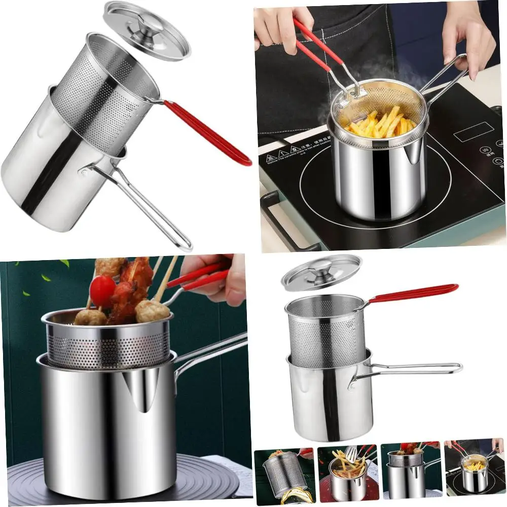Perfect Stainless Steel Japanese Tempura Fryer Pot Set for Home and Restaurant Use-Ideal and versatile cookware for stove top
