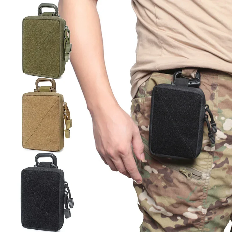  MOLLE 전술 EDC 파우치, 의료 정리함 파우치, 군용 지갑, 작은 가방, 야외 사냥 액세서리 장비 