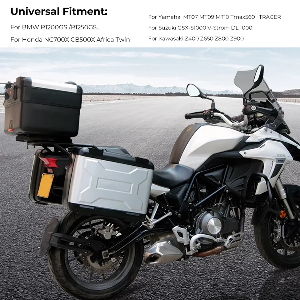 Motorrad Gepäckabdeckung Für BMW R1200GS / R1250GS & Mehr - ABS Schwarz