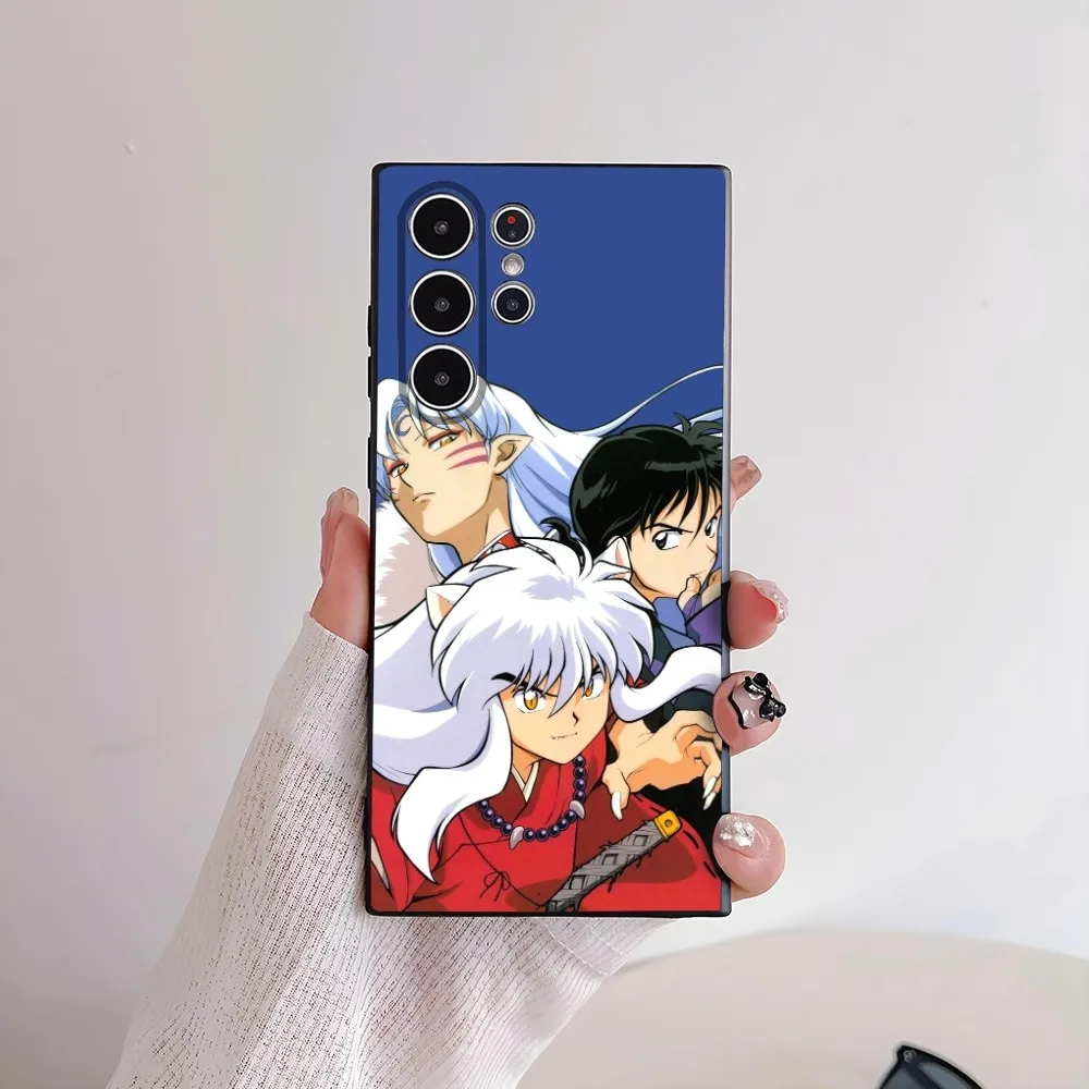 Inuyasha and Sesshomaru Frosted Non-Slip Full Cover Soft Phone Case