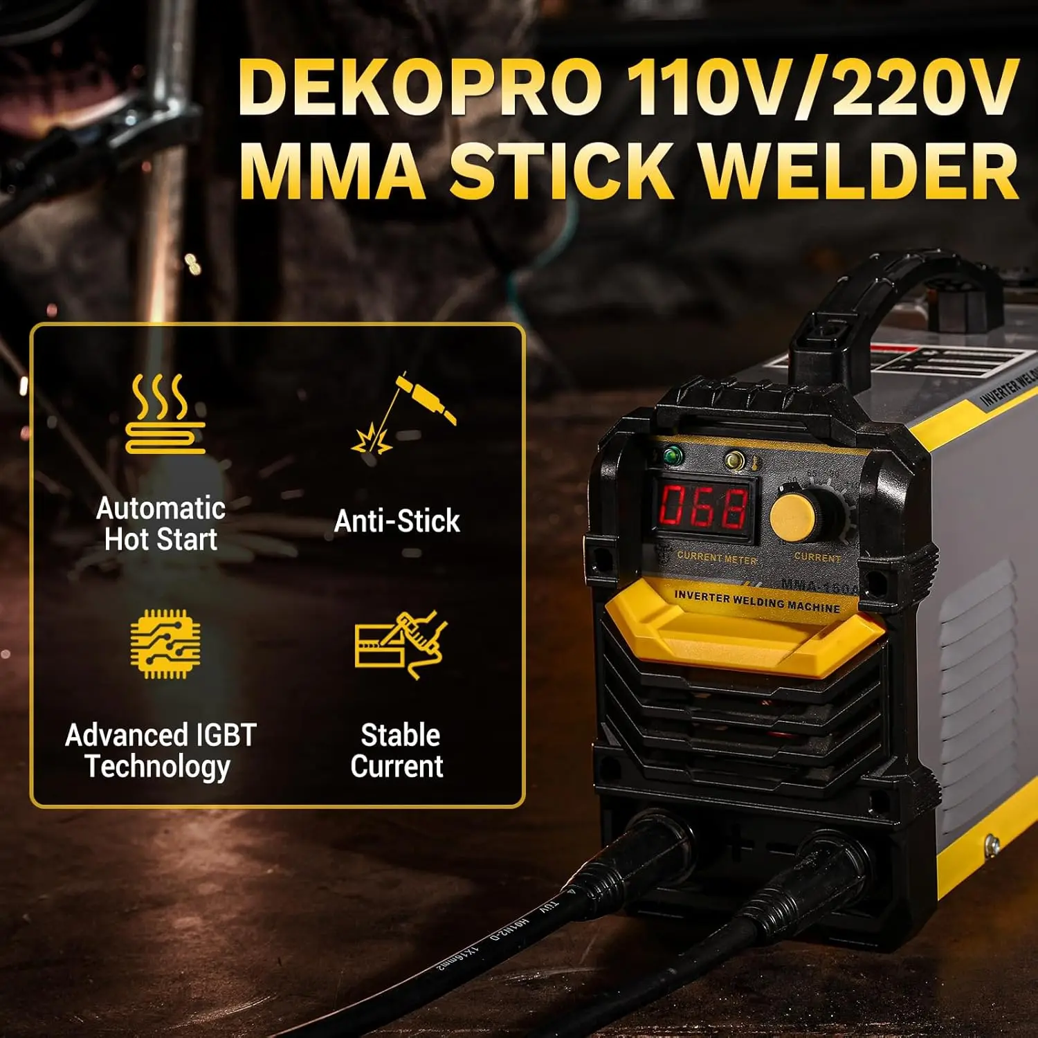 MMA ARC Welder Machine 160A IGBT Digital Display