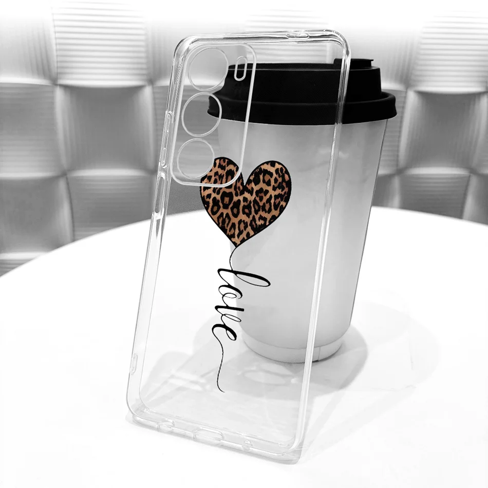Transparent TPU Soft Silicone Phone Case - New Simple Style