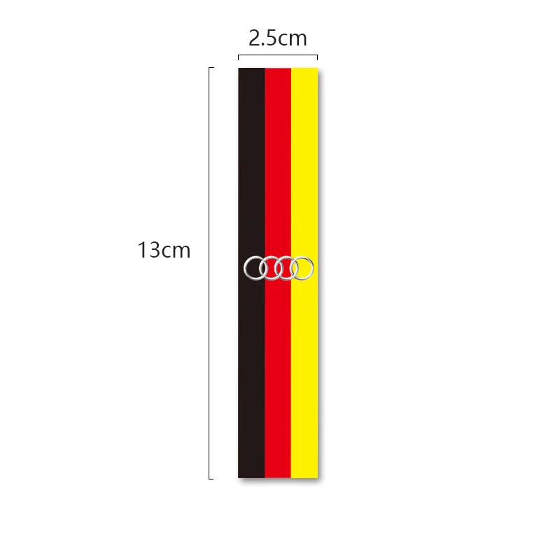 Car Emblem Steering Wheel Sticker Decal Decoration For Audi Quattro Sline A3 A4 A6 A5 Q5 A1 Q7 Q3 Q2 Q8 A7 A8 TT S1 SQ5 RSQ3