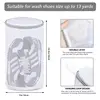 Washing Shoes Bag Padded Net Laundry Shoes Protector Fluffy fibers Polyester Sneaker Washing Friendly Laundry Bag Drying Bags 2