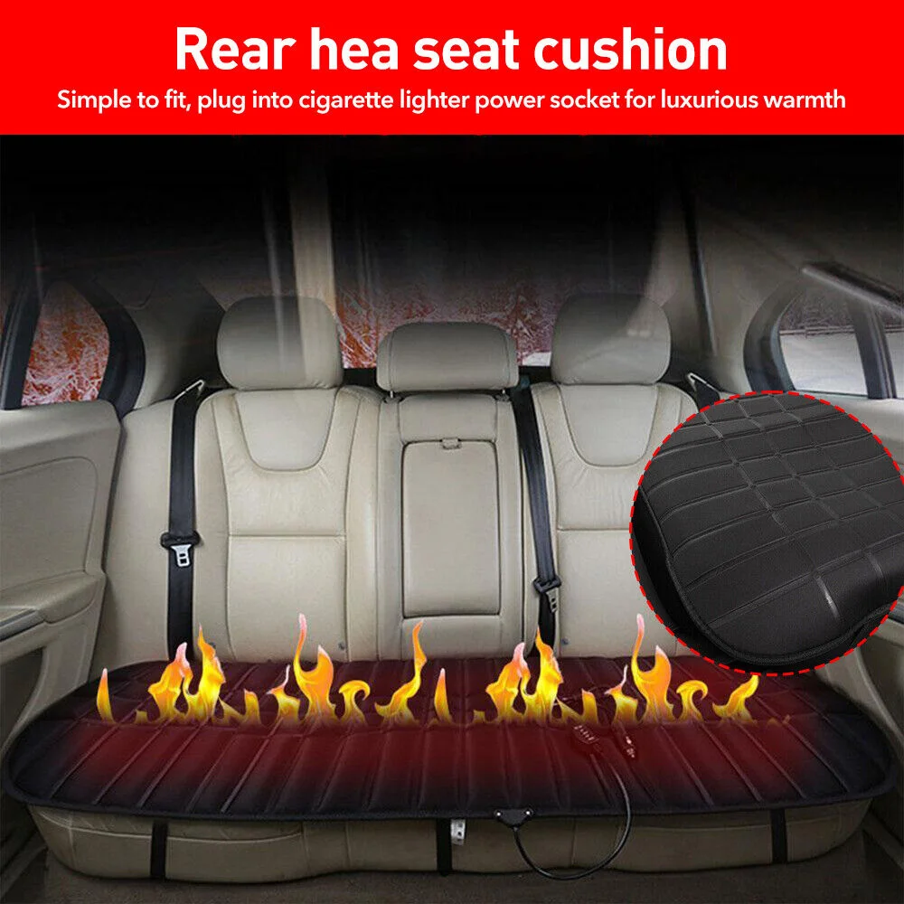 Karcle 2Pcs Heated Seat Cushion Cover 12V-24V Truck Seat Heater Protector  Heating Pad Fit for Auto Supplies Home Office - AliExpress