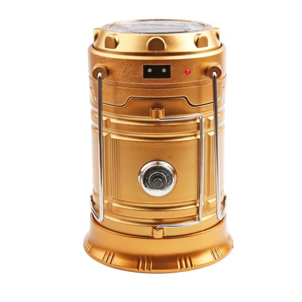 Lampe Torche TéLescopique Portable Lanterne Solaire LED Multi
