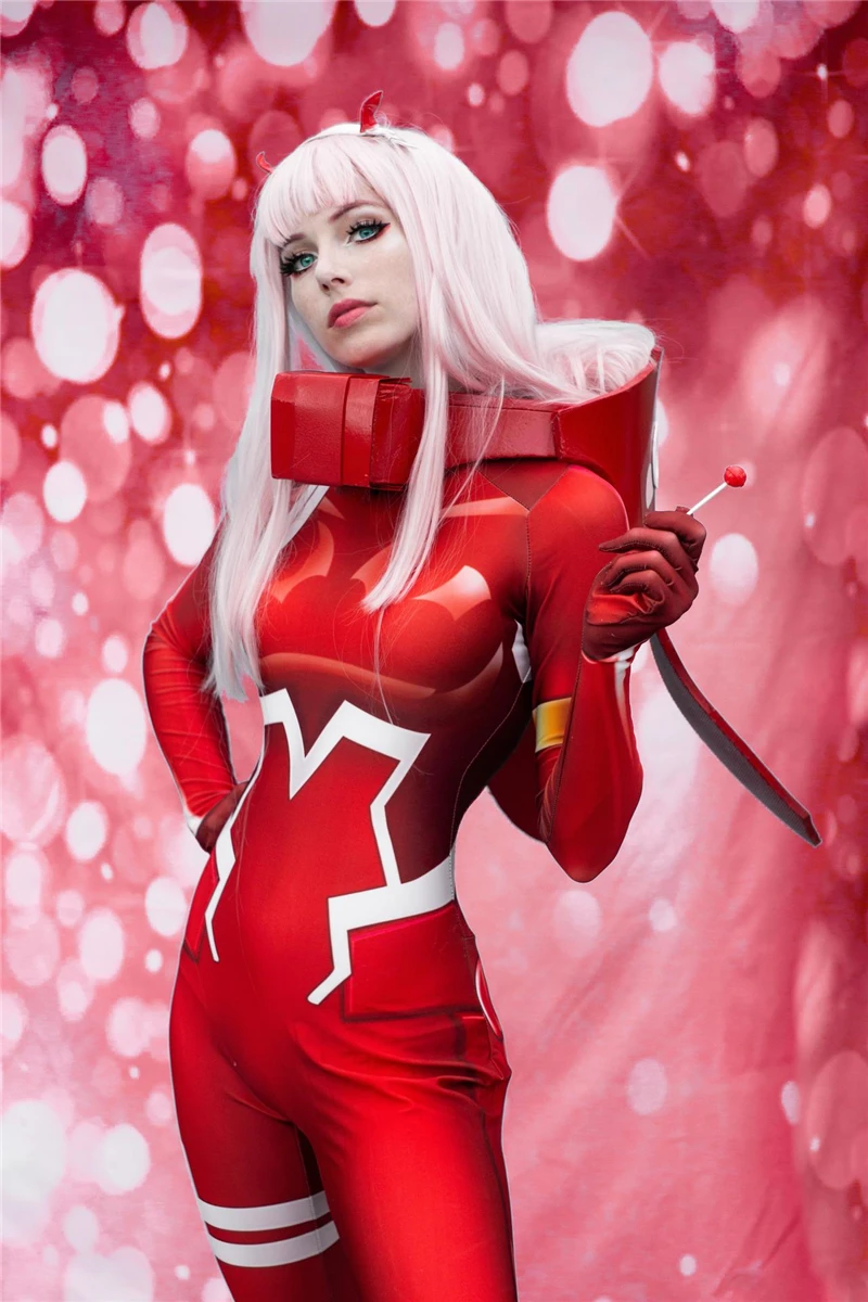 Cos Gift Zero 02 Two Bodysuit Cosplay Costume Darling in the franxx