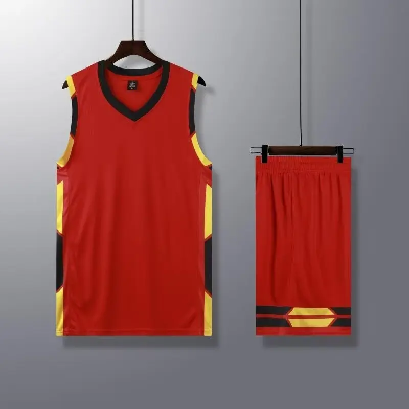 Men Sports Suit Basketball Training Clothes 24/25 Kit Fans Shirt Jerseys Vest Shorts