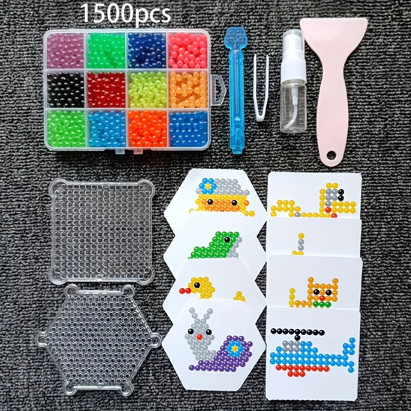 5MM Water Spray Beads Kit Creativity Fusible Beads For Jewelry Making DIY Special Decorations Handmade Craft 3
