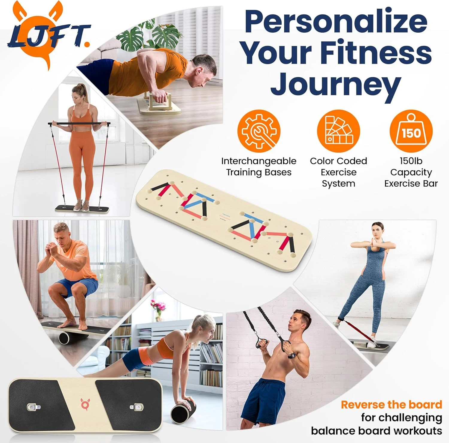 Multi-Function Fitness Wooden Push-Up Board Kit With Pilates Bar Resistance Ba Sets Foldable Stand for Sports & Entertainment