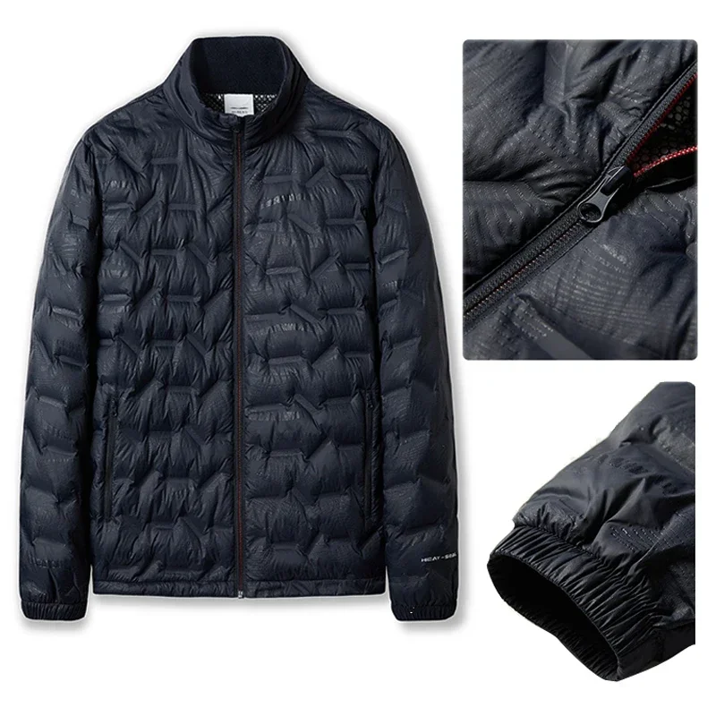 Men's Winter Down Jacket – 80% White Duck Down, Waterproof Warm Hiking & Climbing Coat for Outdoor Camping, Trekking & Sports - 2