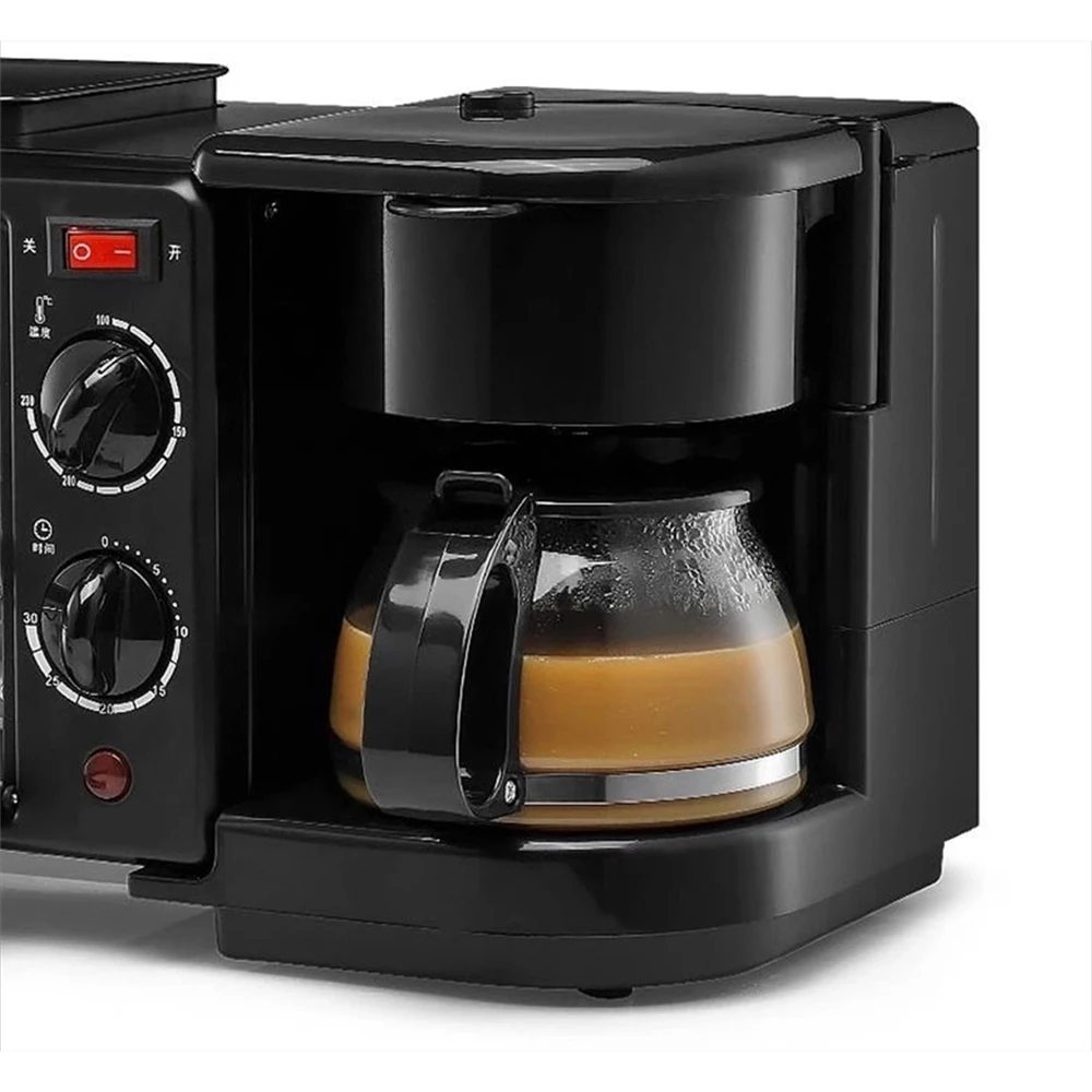 Coffee oven toaster commercial mini portable electric stove oven omelette Home 3 in 1 breakfast maker gift 2
