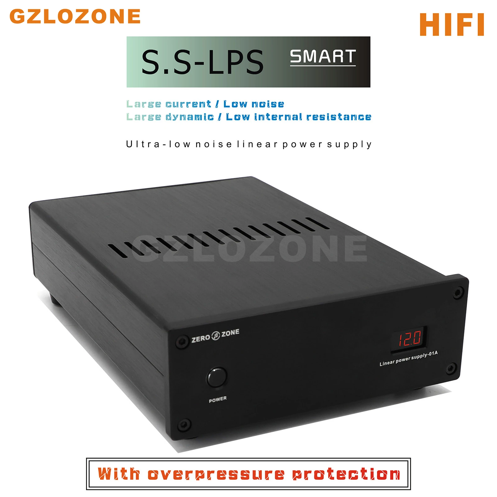 Smart Ver HIFI S.S-LPS-1706A Ultra-low noise Linear power supply DC 5V/9V/12V/15V/18V/19V With overpressure protection 2