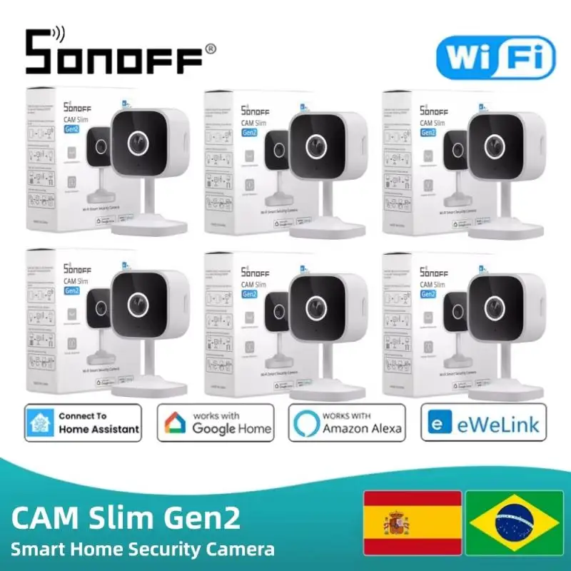 SONOFF CAM Slim Gen2 WiFi Smart Home Security Camera 1080P HD